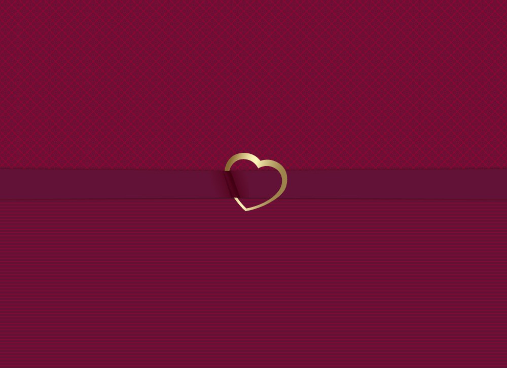 soschoenanders Geschenkverpackung sweetheart rotes Karo rote Streifen mit goldenem Herzaufdruck in der Mitte